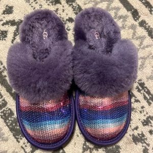 Girls sequin Ugg slippers